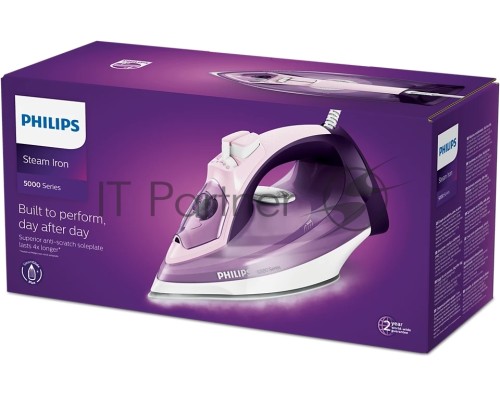 Утюг Philips DST5020/30 2400Вт фиолетовый/розовый