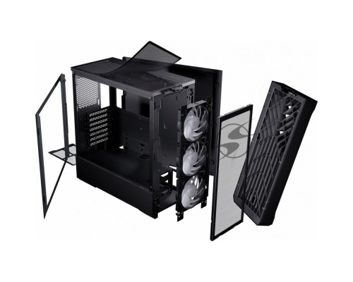 Корпус MagniumGear NEO Air 2 Black (MG-NE523A_DBK06_RU) /3х 120mm ARGB Fan, Tempered Glass, Mid-Tower Корпус MagniumGear NEO Air 2 Black (MG-NE523A_DBK06_RU) /3х 120mm ARGB Fan, Tempered Glass, Mid-Tower