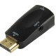 Переходник аудио-видео Premier 5-983AC HDMI (m)/VGA (f)/Jack 3.5 (f) белый