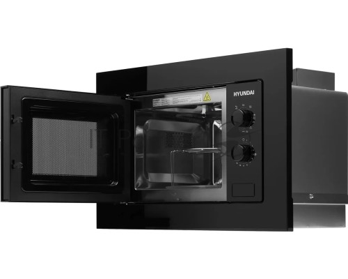 Микроволновая печь Hyundai HBW 2030 BG 20л. 1250Вт черный (встраиваемая)