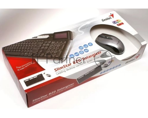 Клавиатура Genius SlimStar 820, {Черный, проводная, USB, 104 клавиши} [31310055402]