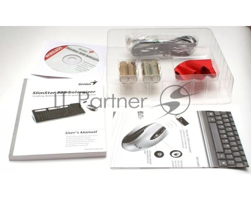 Клавиатура Genius SlimStar 820, {Черный, проводная, USB, 104 клавиши} [31310055402]