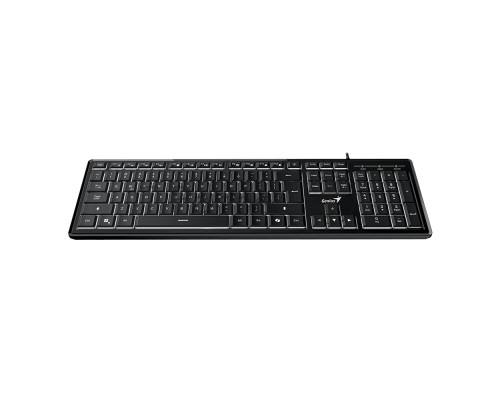 Клавиатура Genius SlimStar 820, {Черный, проводная, USB, 104 клавиши} [31310055402]
