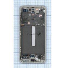 Дисплея для Samsung Galaxy S21 FE 5G SM-G990B в сборе с тачскрином ServicePack, зеленый (GH82-26414С)