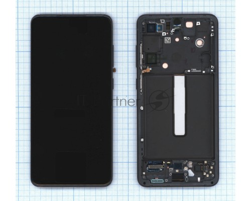 Дисплея для Samsung Galaxy S21 FE 5G SM-G990B в сборе с тачскрином ServicePack, серый (GH82-26414A)
