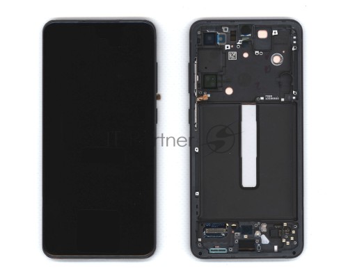 Дисплея для Samsung Galaxy S21 FE 5G SM-G990B в сборе с тачскрином ServicePack, серый (GH82-26414A)