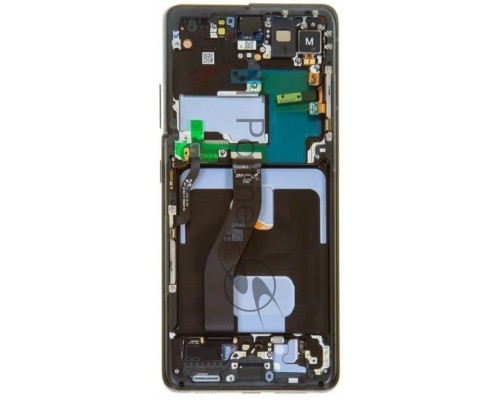 Дисплея для Samsung Galaxy S21 Ultra G998B в сборе с тачскрином ServicePack, серебристый GH82-26035B