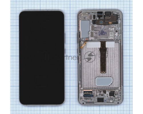 Дисплея для Samsung Galaxy S22 Plus SM-S906B в сборе с тачскрином ServicePack, голубой (GH82-27500B)