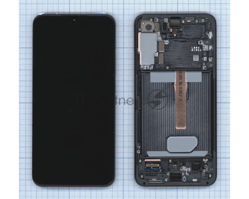Дисплея для Samsung Galaxy S22 Plus SM-S906B в сборе с тачскрином ServicePack, зеленый (GH82-27500C)