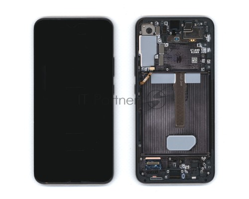 Дисплея для Samsung Galaxy S22 Plus SM-S906B в сборе с тачскрином ServicePack, черный (GH82-27500A)