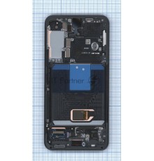 Дисплея для Samsung Galaxy S22 SM-S901B в сборе с тачскрином ServicePack, зеленый (GH82-27520С)