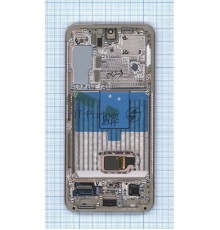 Дисплея для Samsung Galaxy S22 SM-S901B в сборе с тачскрином ServicePack, фиолетовый (GH82-27520F)