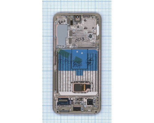 Дисплея для Samsung Galaxy S22 SM-S901B в сборе с тачскрином ServicePack, фиолетовый (GH82-27520F)