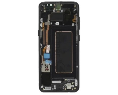 Дисплея для Samsung Galaxy S22 Ultra SM-S908B в сборе с тачскрином ServicePack, белый (GH82-27488С)