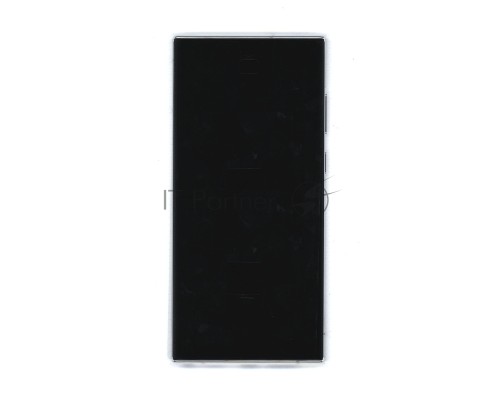Дисплея для Samsung Galaxy S22 Ultra SM-S908B в сборе с тачскрином ServicePack, белый (GH82-27488С)