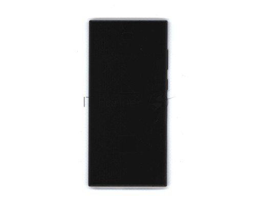 Дисплея для Samsung Galaxy S22 Ultra SM-S908B в сборе с тачскрином ServicePack, черный (GH82-27488A)
