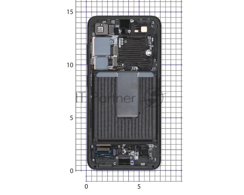 Дисплея для Samsung Galaxy S23 5G 2023 SM-S911B в сборе с тачскрином ServicePack, зеленый GH82-30480C