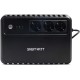 ИБП SMARTWATT UPS SAFE 800 Line-interactive 800VA/480W Brick (Euro x3, LED, 255x175x93(мм), 5,2 кг, гарантия 24мес. (ИБП