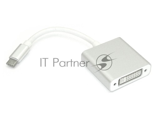 Адаптер Type-C на DV,I серебро