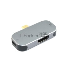 Адаптер Type C на HDMI + Type C + PD