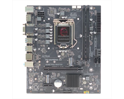 [Материнская плата] AFOX IH470D4-MA5-V2 (Socket 1200, mATX, H470, 2*DDR4(64Gb), VGA/HDMI, 4*SATA3, 1*M.2, 1*PCIEx16/1*PCIEx1,  4*USB 3.0,  4*USB 2.0, 1 x PS/2, LAN 1*1G, RTL)