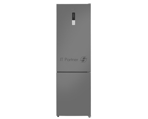 Холодильник Maunfeld MFF200NFХ10 Inverter нержавеющая сталь двухкамерный 271/106л морозилка снизу