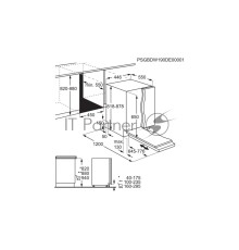 Встраиваемая посудомоечная машина Electrolux EEA71210L загрузка на 9 комплектов посуды