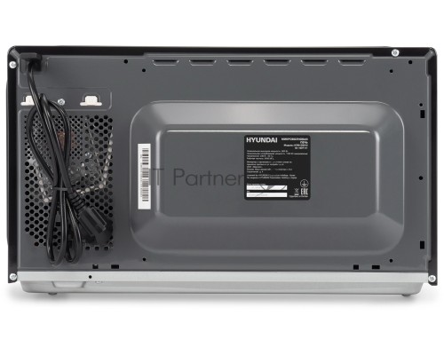 Микроволновая печь Hyundai HYM-D3012 черный 25л 800Вт кнопки, поворотный механизм