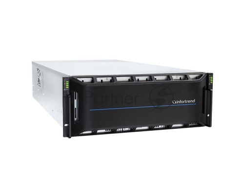 Сетевой накопитель Infortrend CS 2060D-J 4U/60bay, scale-out NAS, dual nodes subsystem including 2x4 Core CPU, 128GB (8x16GB), 8x10GbE(SFP+), 4x12Gb/s SAS EXP. Ports, 2x(PSU+FAN), 2x(SuperCap.+flash), 60 x 3.5 Сетевой накопитель Infortrend CS 2060D-J 4U/60bay, scale-out NAS, dual nodes subsystem including 2x4 Core CPU, 128GB (8x16GB), 8x10GbE(SFP+), 4x12Gb/s SAS EXP. Ports, 2x(PSU+FAN), 2x(SuperCap.+flash), 60 x 3.5