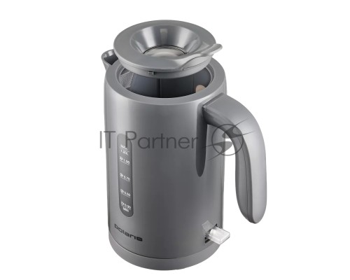 Чайник электрический Polaris PWK 1220C Water Way Pro 1.2л. 2200Вт серый корпус: пластик (PWK 1220C)
