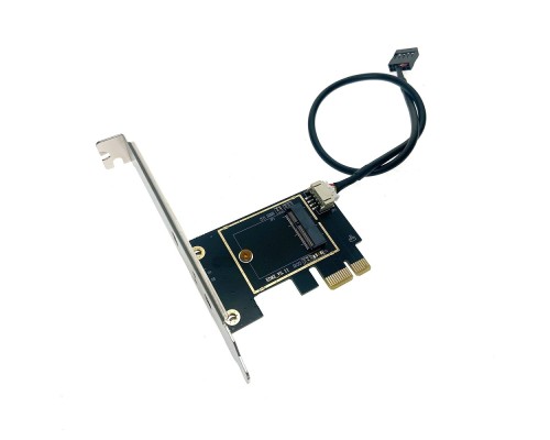 [Контроллер] Espada Контроллер PCI-E to M2 key E (PCIeM2Wi) (45778)