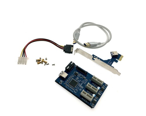 [Контроллер] Espada Майнинг PCIe to PCIe X 3 (PCIE-3PCIE) (45192)