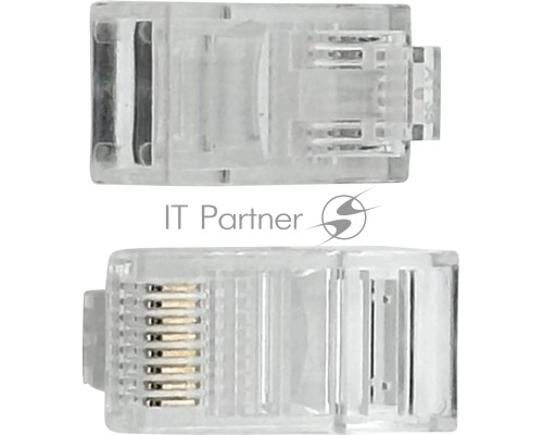 Коннектор Buro (BU-CONRJ45-50PCS) RJ45 прозрачный (упак.:50шт)