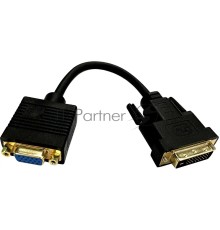 Переходник Buro DVI-D (m) VGA (f) 0.23м (BU-DVI-VGA) черный