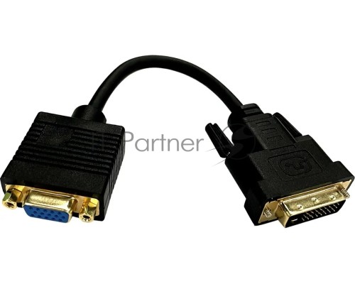 Переходник Buro DVI-D (m) VGA (f) 0.23м (BU-DVI-VGA) черный