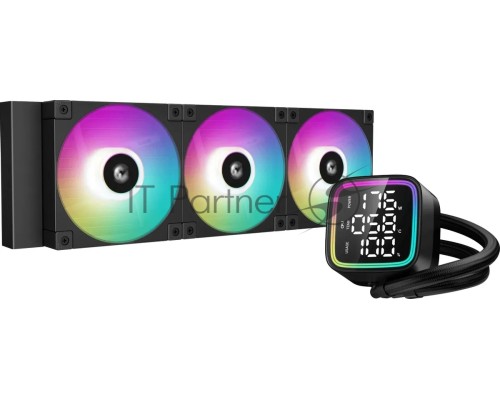 Система водяного охлаждения Deepcool LD360 ARGB Soc-AM5/AM4/1151/1200/1700 черный 4-pin 38.71dB Al LCD 1786gr Ret (R-LD360-BKDMMN-G-1)