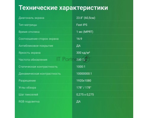 Монитор Digma Overdrive 24P410F 23.8