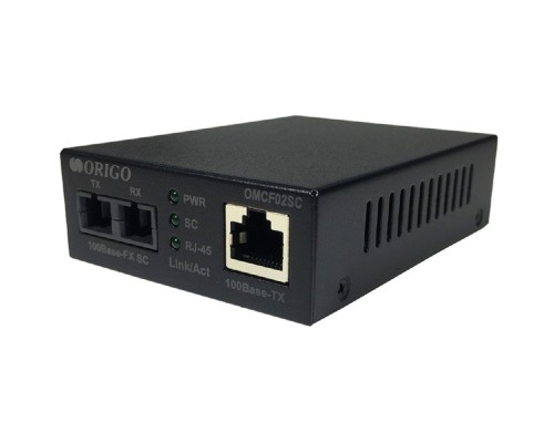 [Сетевое оборудование] ORIGO OMCF02SC/A1A Медиаконвертер 100Base-TX / 100Base-FX (SC), 1310 нм, многомод, до 2 км