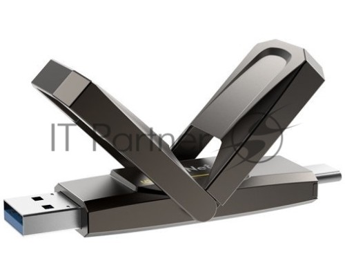 Флеш диск Netac US5 1TB USB3.2+TypeC Solid State Flash Drive, up to 550MB/500MB/s
