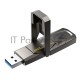 Флеш диск Netac US5 1TB USB3.2+TypeC Solid State Flash Drive, up to 550MB/500MB/s
