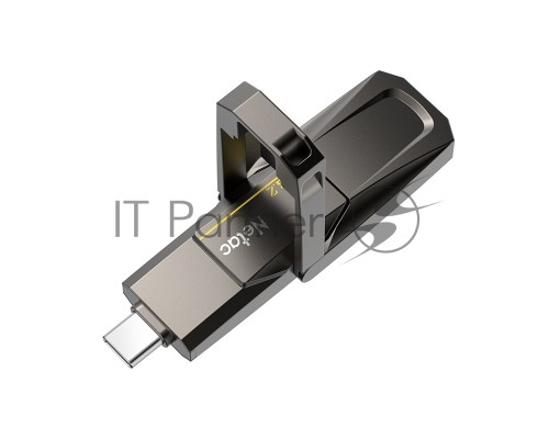 Флеш диск Netac US5 1TB USB3.2+TypeC Solid State Flash Drive, up to 550MB/500MB/s