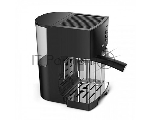 Кофеварка рожковая BQ CM9002 Black, исп. кофе - молотый, 1.4 л, 1450 Вт, 19 Бар.