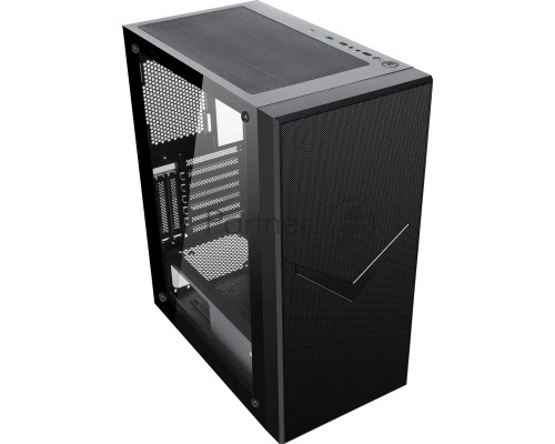 Компьютерный корпус Accord 3501 черный без БП ATX 2xUSB2.0 1xUSB3.0 1xUSB3.1 audio bott PSU