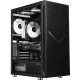 Компьютерный корпус Accord 3501 черный без БП ATX 2xUSB2.0 1xUSB3.0 1xUSB3.1 audio bott PSU