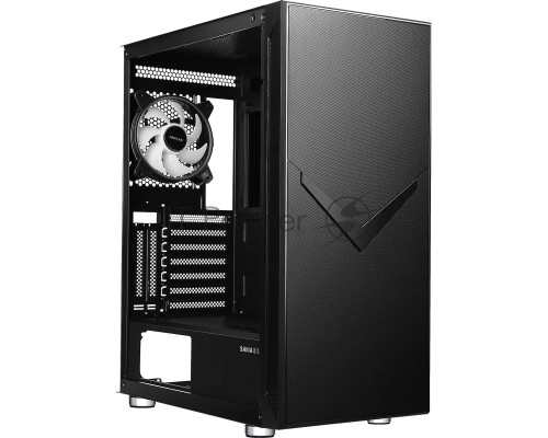 Компьютерный корпус Accord 3501 черный без БП ATX 2xUSB2.0 1xUSB3.0 1xUSB3.1 audio bott PSU