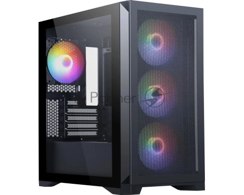 Корпус Accord AM08 черный без БП ATX 2xUSB3.0 1xUSB3.1 audio bott PSU