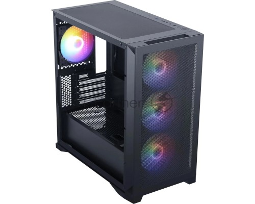 Корпус Accord AM08 черный без БП ATX 2xUSB3.0 1xUSB3.1 audio bott PSU