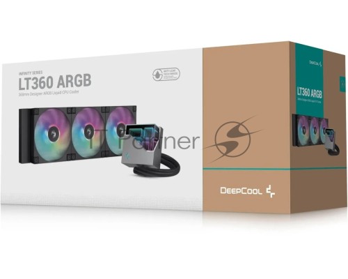 Система водяного охлаждения Deepcool LT360 ARGB Soc-AM5/AM4/1151/1200/1700 черный 4-pin 38.71dB Al 1856gr Ret (R-LT360-BKAMNC-G-1)