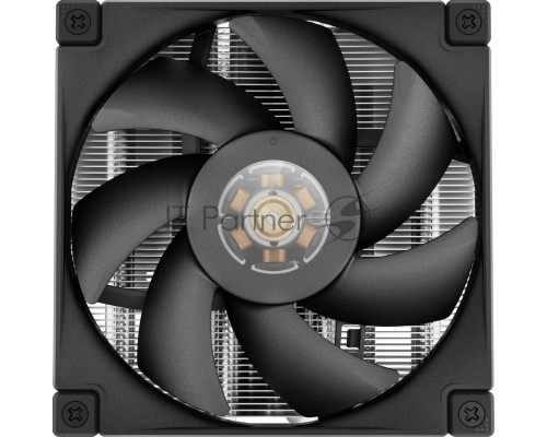 Устройство охлаждения(кулер) Deepcool AN400 Soc-AM5/AM4/1151/1200/1700 черный 4-pin 23.2dB Al 150W 431.4gr Ret (R-AN400-BKNNMN-G)
