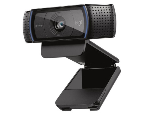 [Цифровая камера] Камера Web Logitech HD Pro C920 черный 2Mpix (1920x1080) USB2.0 с микрофоном (960-001062)